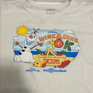 Disney White Olaf Wine & Dine T-Shirt